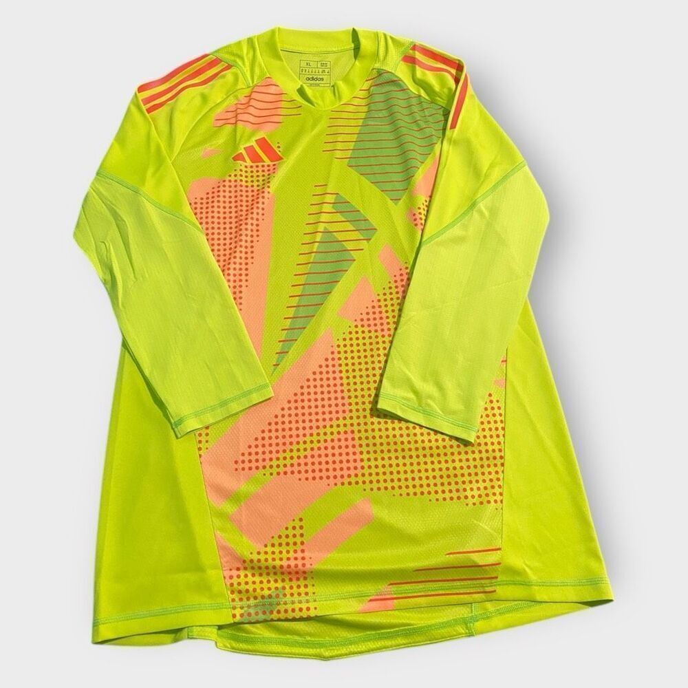 Adidas Tiro 24 Pro Goalkeeper Long Sleeve Slim Fit Yellow Jersey IK4907 size XL